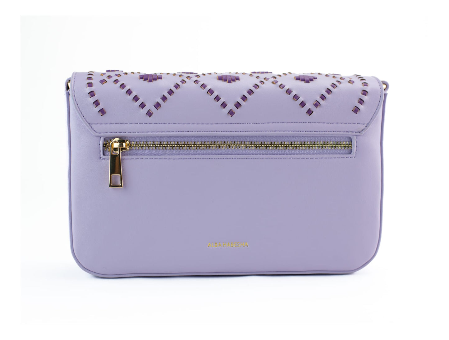 New Arrival - Bahli - Weaved Handbag - Mauve