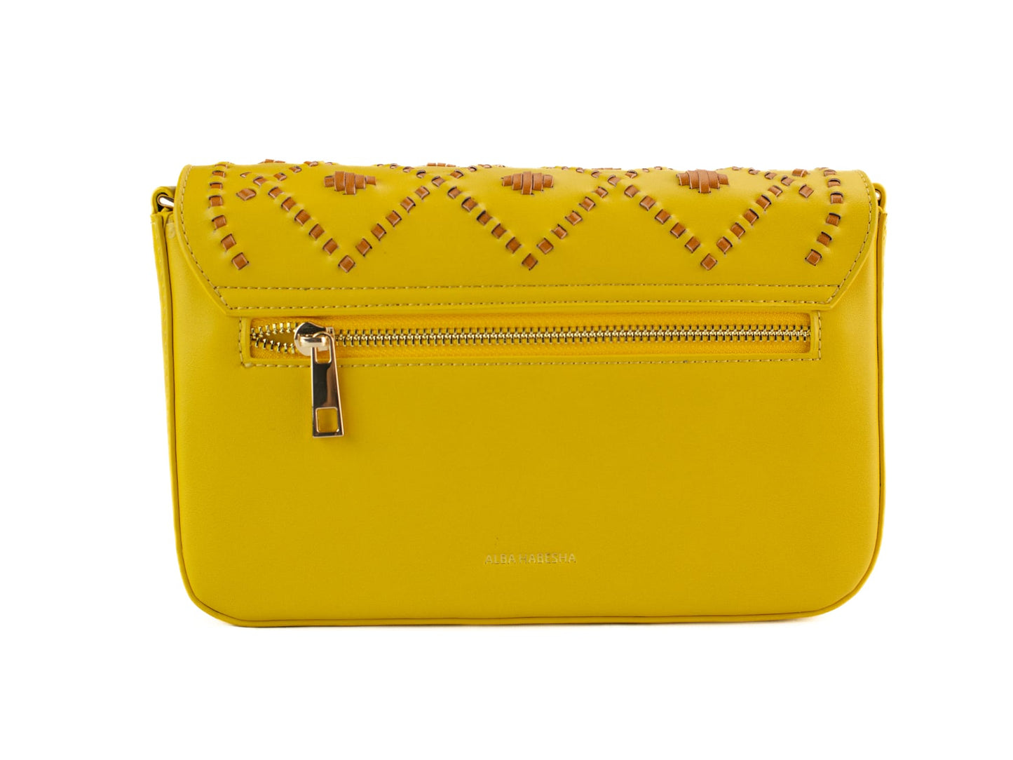 New Arrival - Bahli- Weaved Handbag - Mustard Yellow