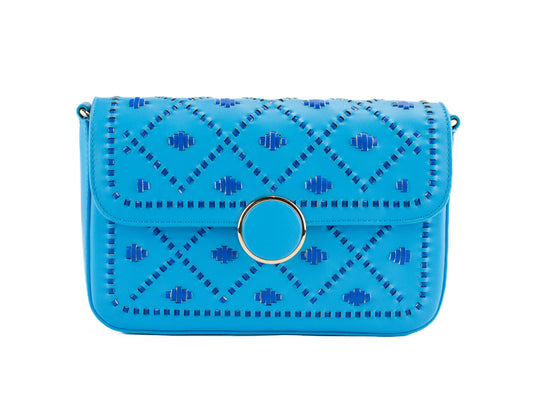 Coming Soon - Bahli - Weaved Handbag - Blue