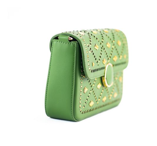 Coming Soon - Bahli - Weaved Handbag - Olive Green