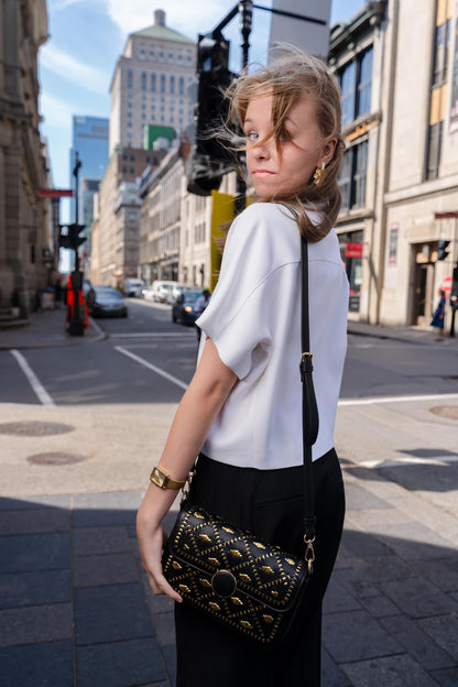 Bahli - Weaved Handbag - Black