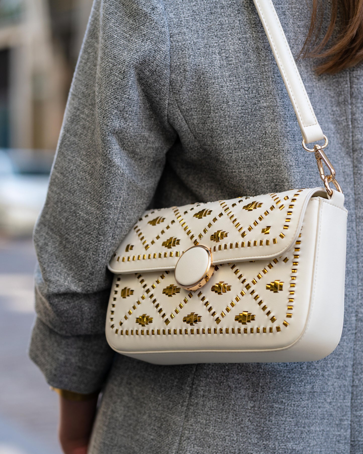 Bahli - Weaved Handbag - Off White