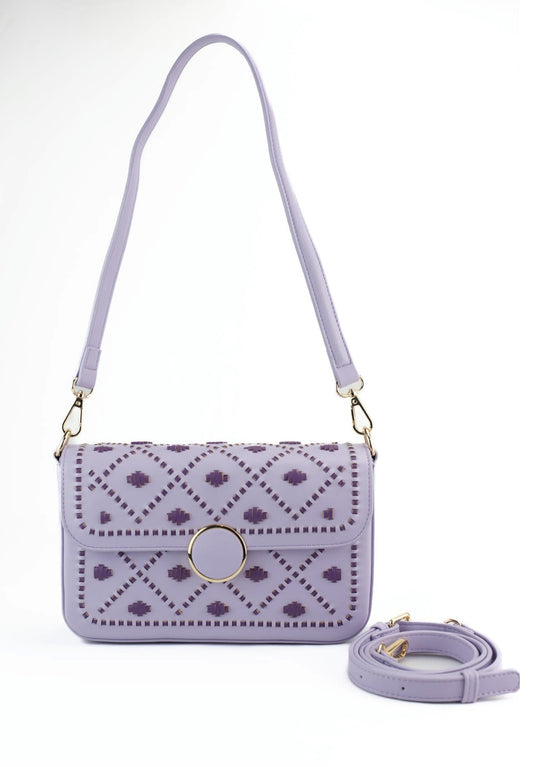 Coming Soon - Bahli - Weaved Handbag - Mauve