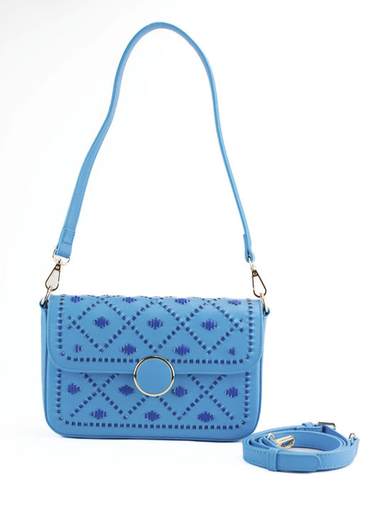 Coming Soon - Bahli - Weaved Handbag - Blue